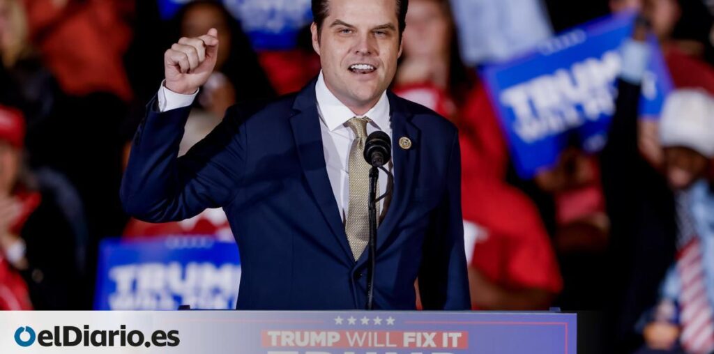 Trump elige como fiscal general a uno de sus congresistas más leales: el ultra Matt Gaetz