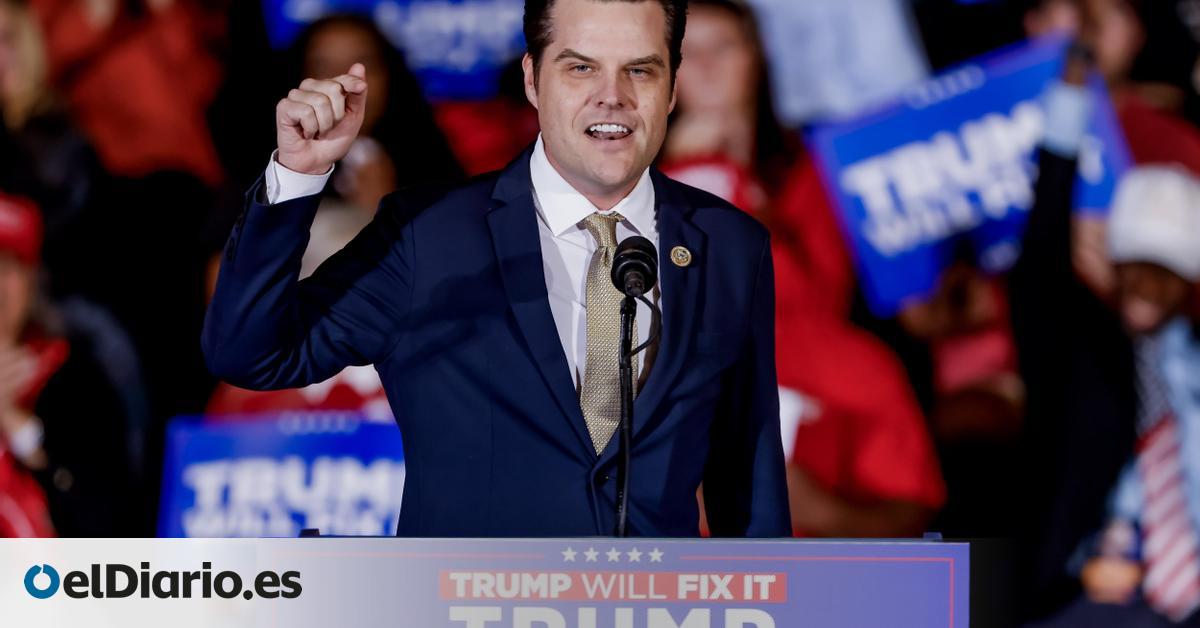 Trump elige como fiscal general a uno de sus congresistas más leales: el ultra Matt Gaetz