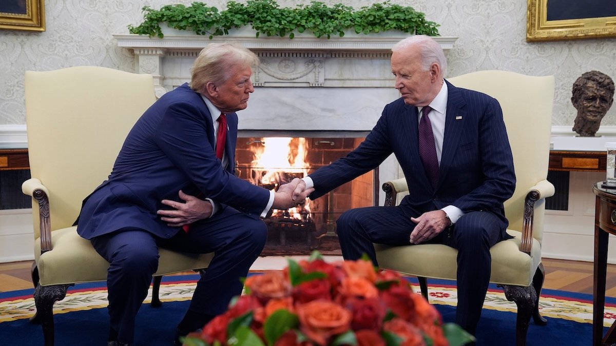 Trump returns to White House, thanks Biden for ‘smooth transition’