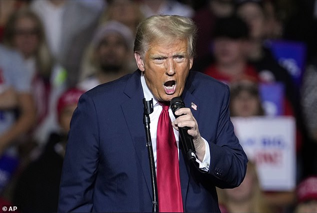 Trump says he’ll ‘knock out’ staff over a broken mic and turns to jokes in battle with Kamala in Wisconsin with three days left