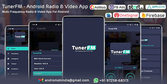 TunerFM v1.0 – Android Radio & Live TV App (Multi Frequency) Source