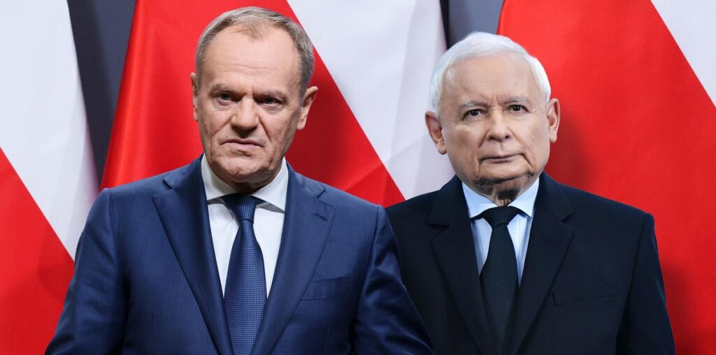 Tusk i Kaczyński będą gibać się w rytm kiczowatej muzyki. "W końcu nas stać" [OPINIA]