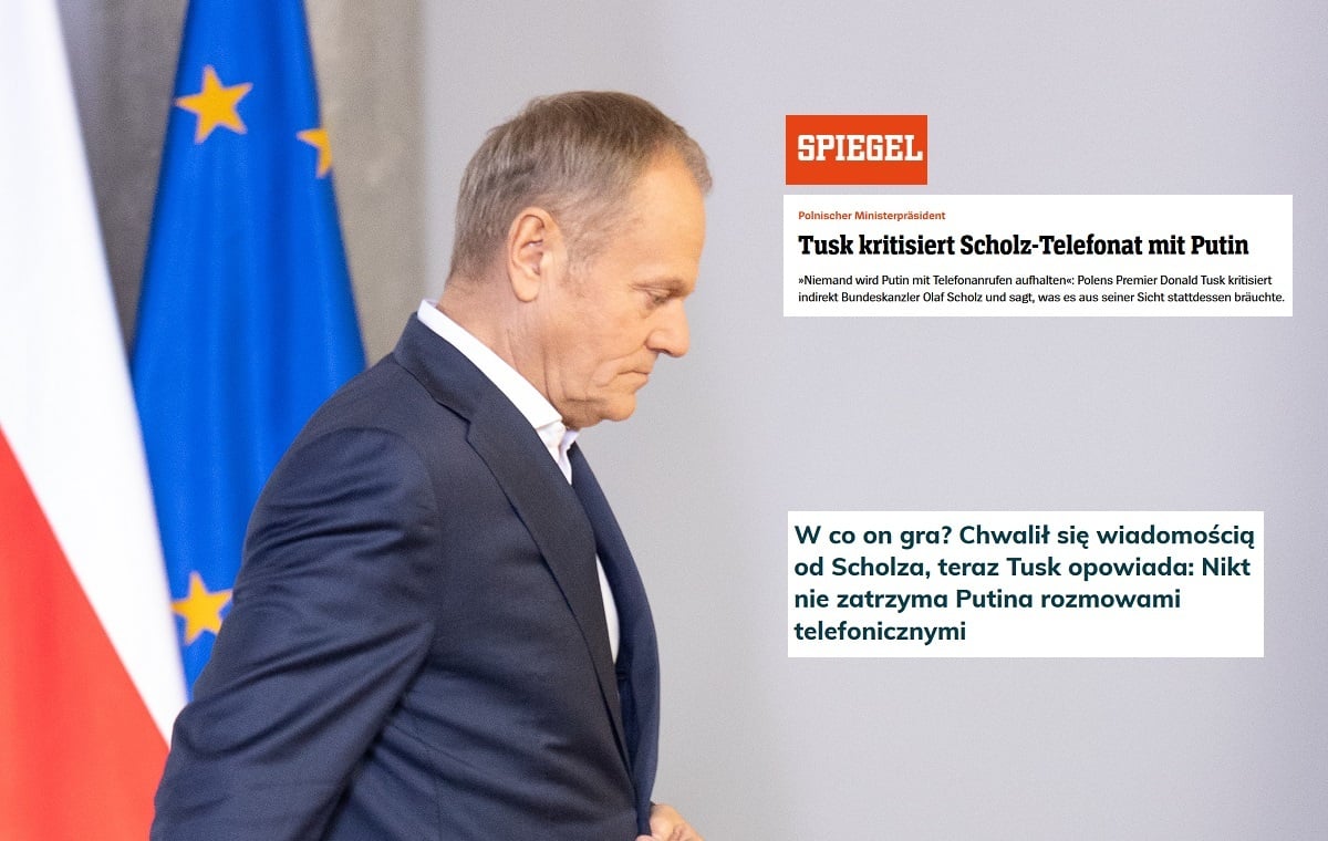 Tusk krytykuje Scholza. “Der Spiegel”: “To gorzka pigułka”