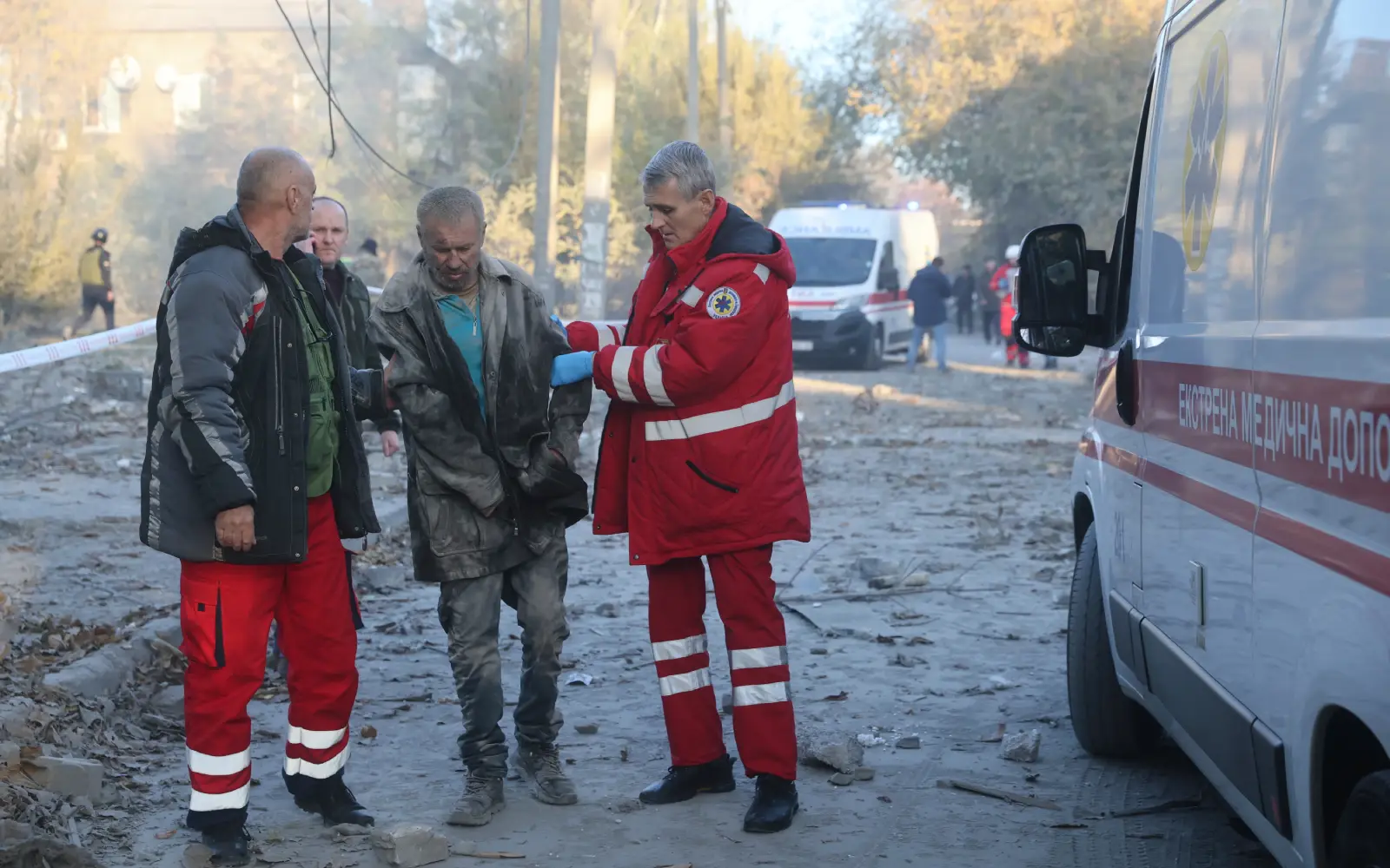 Ukraine hospital hit, one killed, in ‘massive’ Russian strike