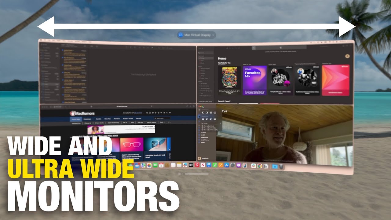 Ultrawide Display in visionOS 2.2 Beta is CRAZY!