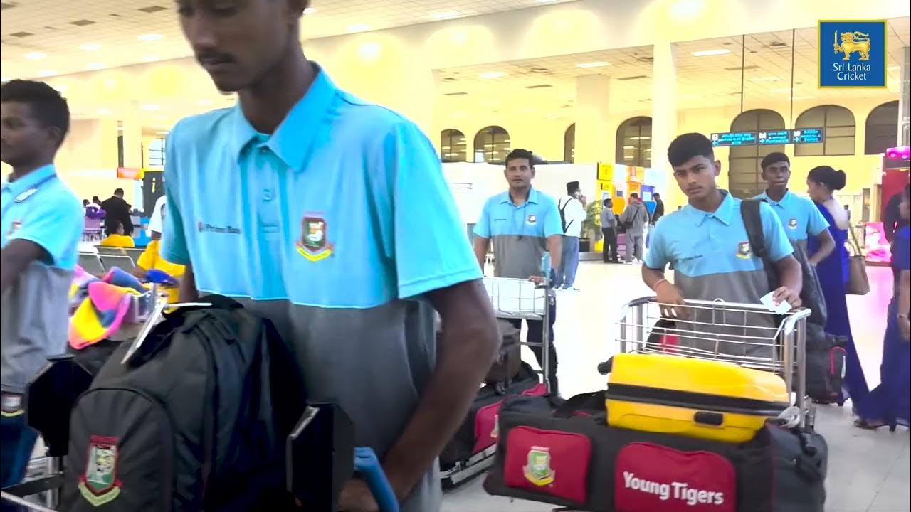 Under-17 Bangladesh Team Arrival | Bangladesh Tour of Sri Lanka | #SLvsBAN #SriLankaCricket