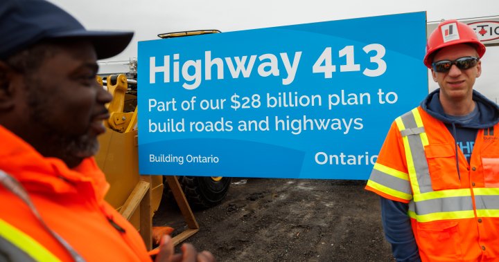 Union claims government told striking Hwy 413 engineers they can’t return to work  | Globalnews.ca