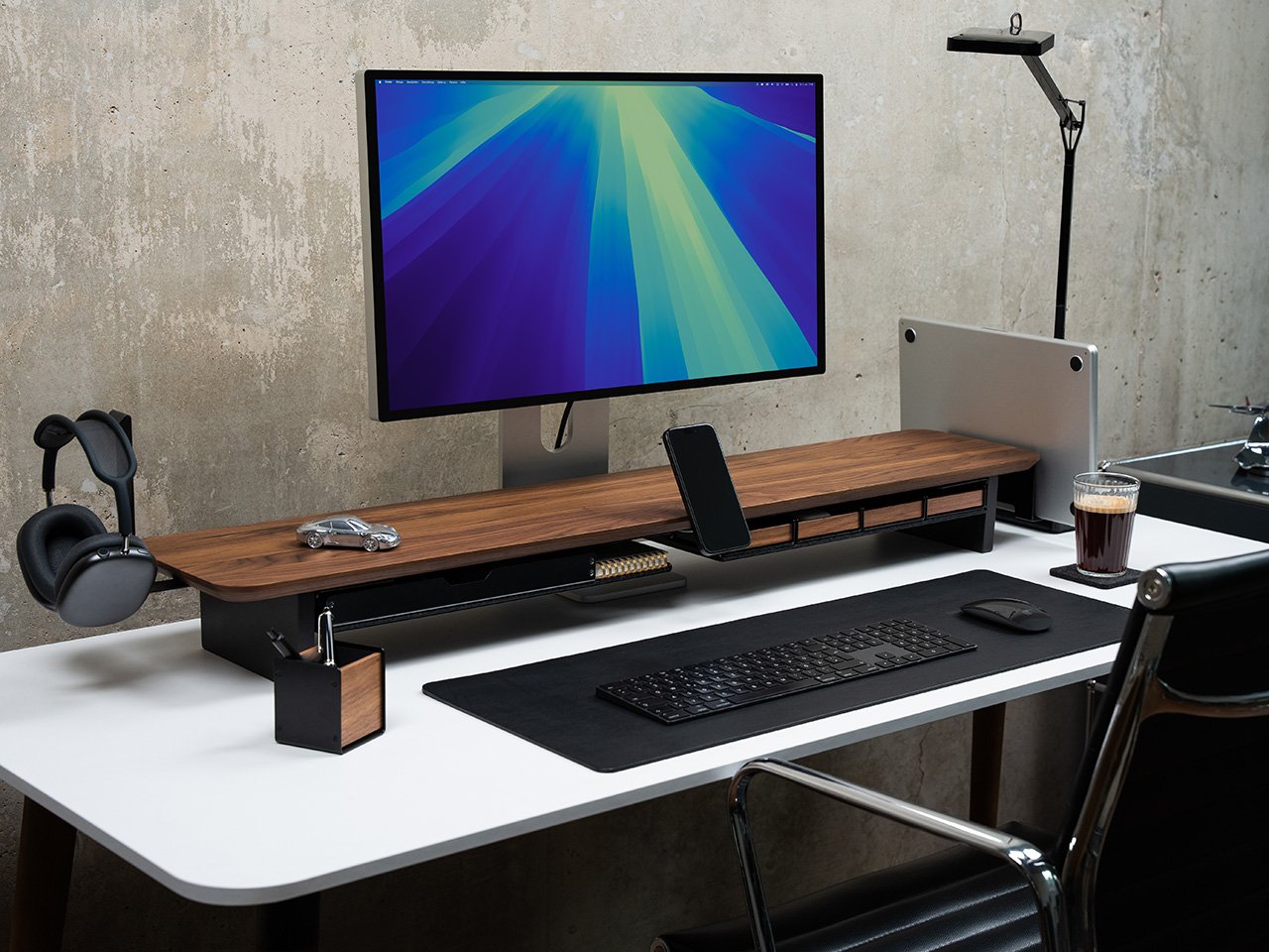 Upgrade Your Workspace with this German-Made Monitor Stand Featuring A Patented Mounting Grid – Yanko Design