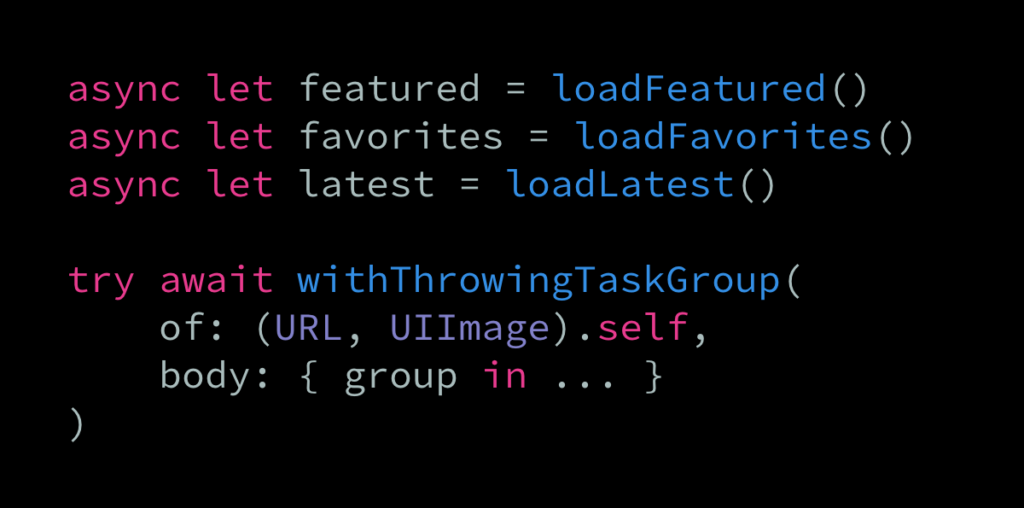 Using Swift’s concurrency system to run multiple tasks in parallel | Swift by Sundell