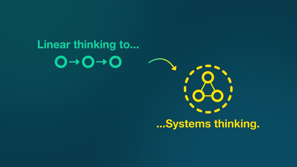 Using systems thinking as a design leader