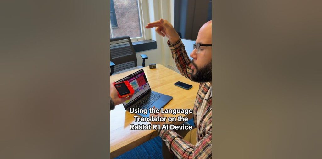 Using the Language Translator on the Rabbit R1 AI Device