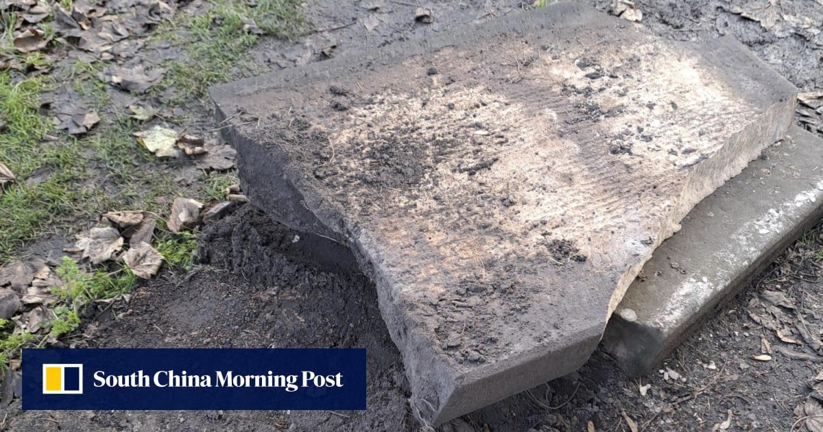 Vandal smashes Ebenezer Scrooge’s tombstone used in A Christmas Carol film