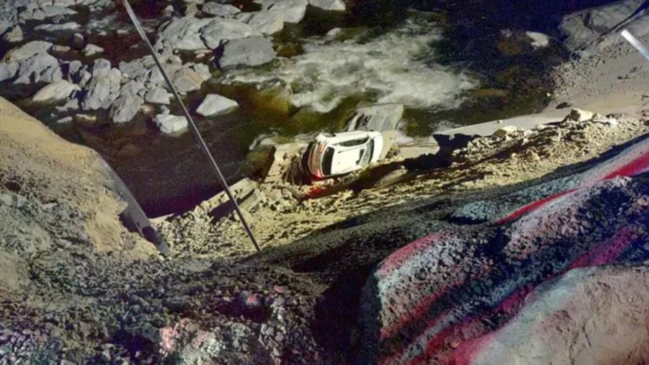 Vehicle falls into North Carolina gorge after driver disregards I-40 closure following Helene