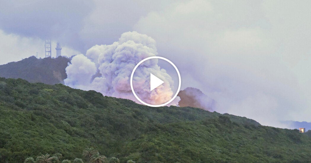 Video: Fire Engulfs Japan Rocket Test Site