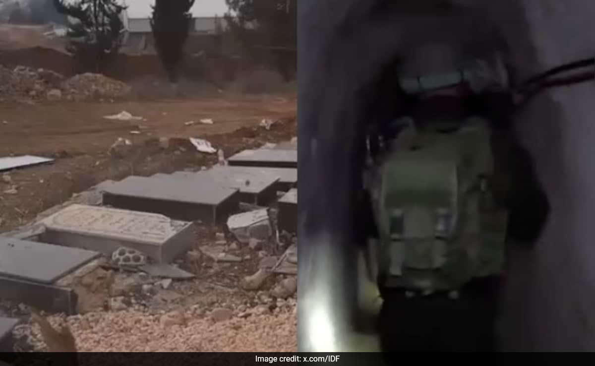 Video: Israel Finds Hezbollah Tunnel Under Cemetery, Stored Guns, Rockets