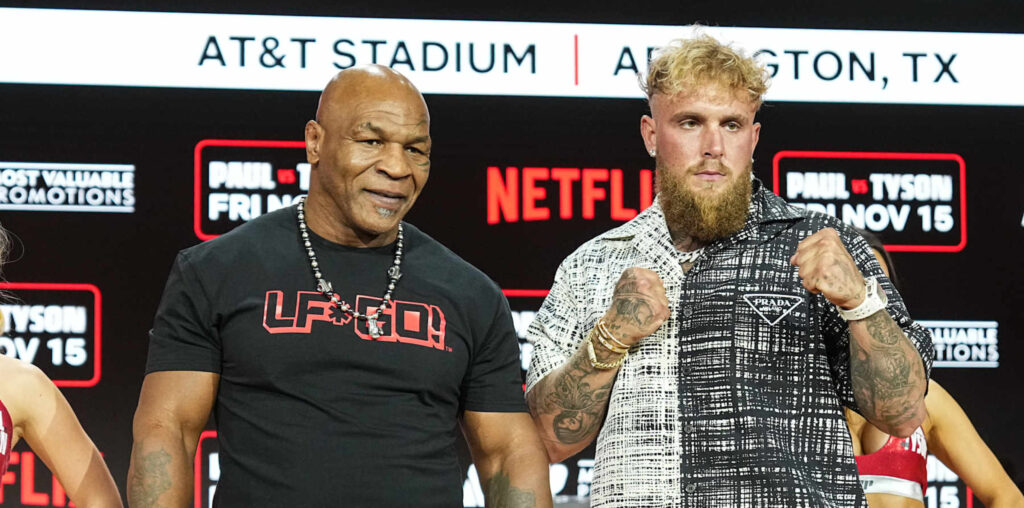 Video: Mike Tyson, Jake Paul Open Workouts Excite Fans Ahead of Boxing Fight