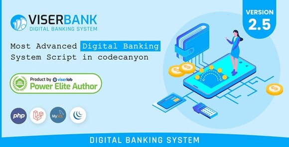 ViserBank v3.0 Nulled - Digital Banking System PHP Script