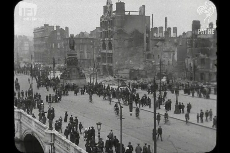 WATCH: Historic newsreel shows 1916 Easter Rising aftermath in Dublin