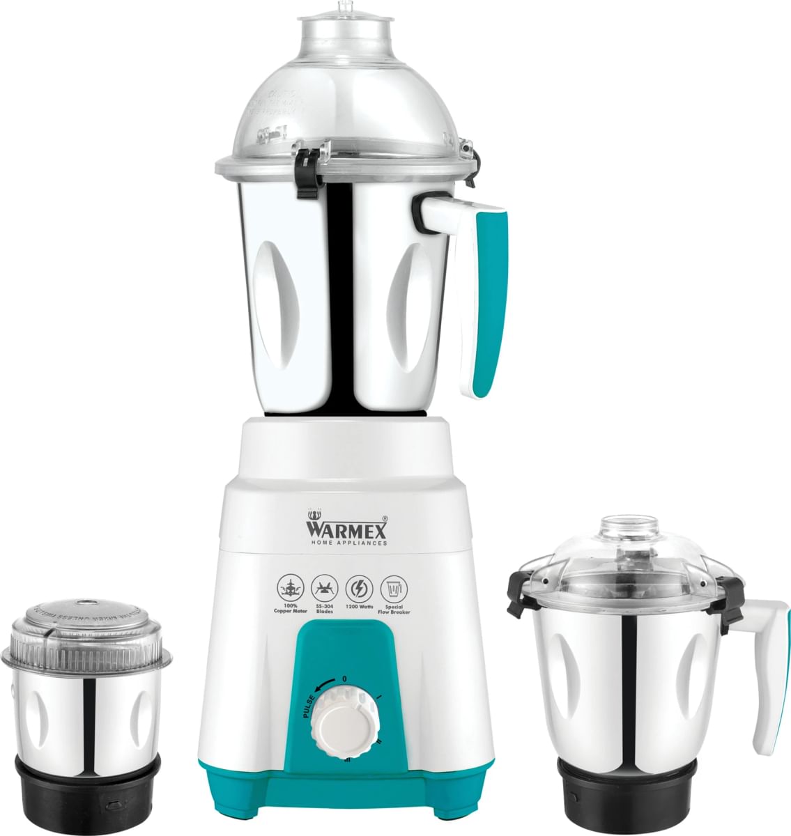 Warmex Home Appliances MG-1200 1200W Mixer Grinder