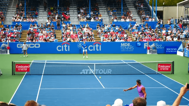 Was fortunate enough to see Nadal in person when he played DC Open 2021, found an old practice clip against Korda. Even his misses were legendary.