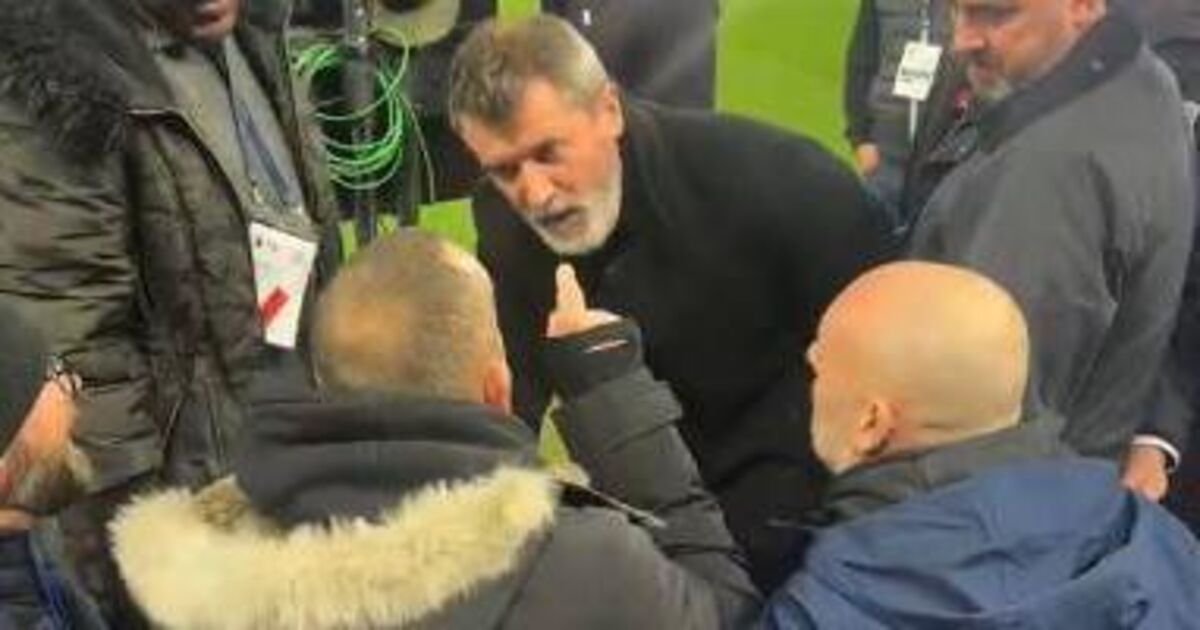 Watch: Roy Keane confronts abusive Ipswich fan following Man United draw