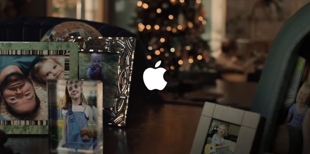 Apple Holiday commercial 2024 featuring AirPods Pro 2 hearing aid feature