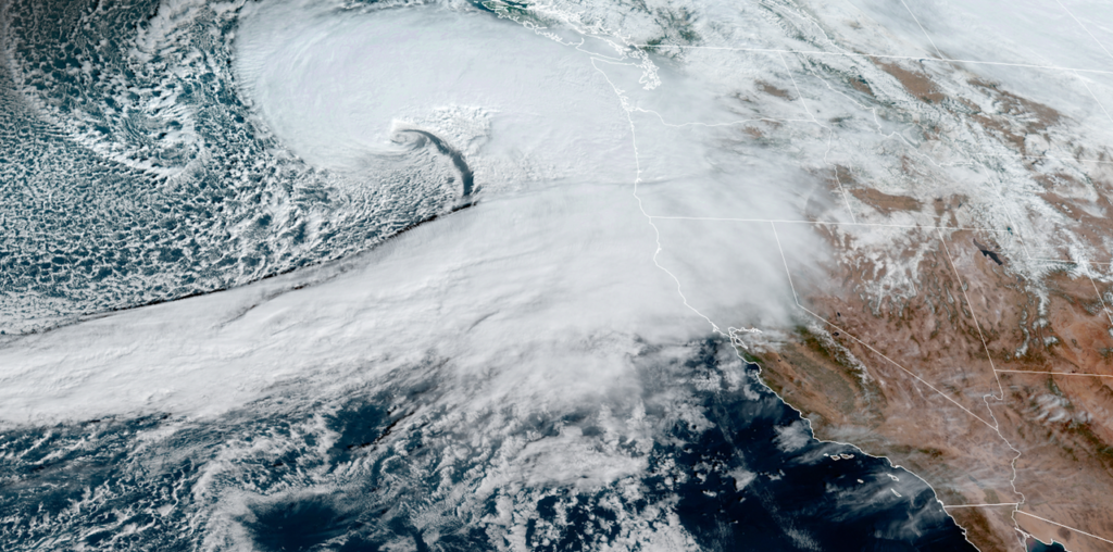 West Coast faces bomb cyclone with heavy rain, high winds