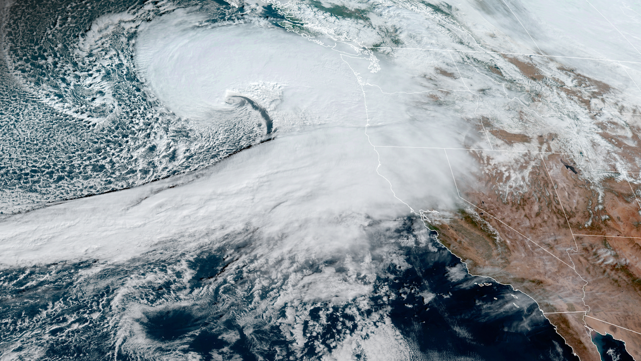 West Coast faces bomb cyclone with heavy rain, high winds