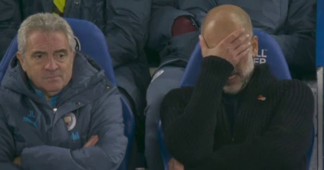 What Brighton fans sang to Guardiola as City drop points in Liverpool battle