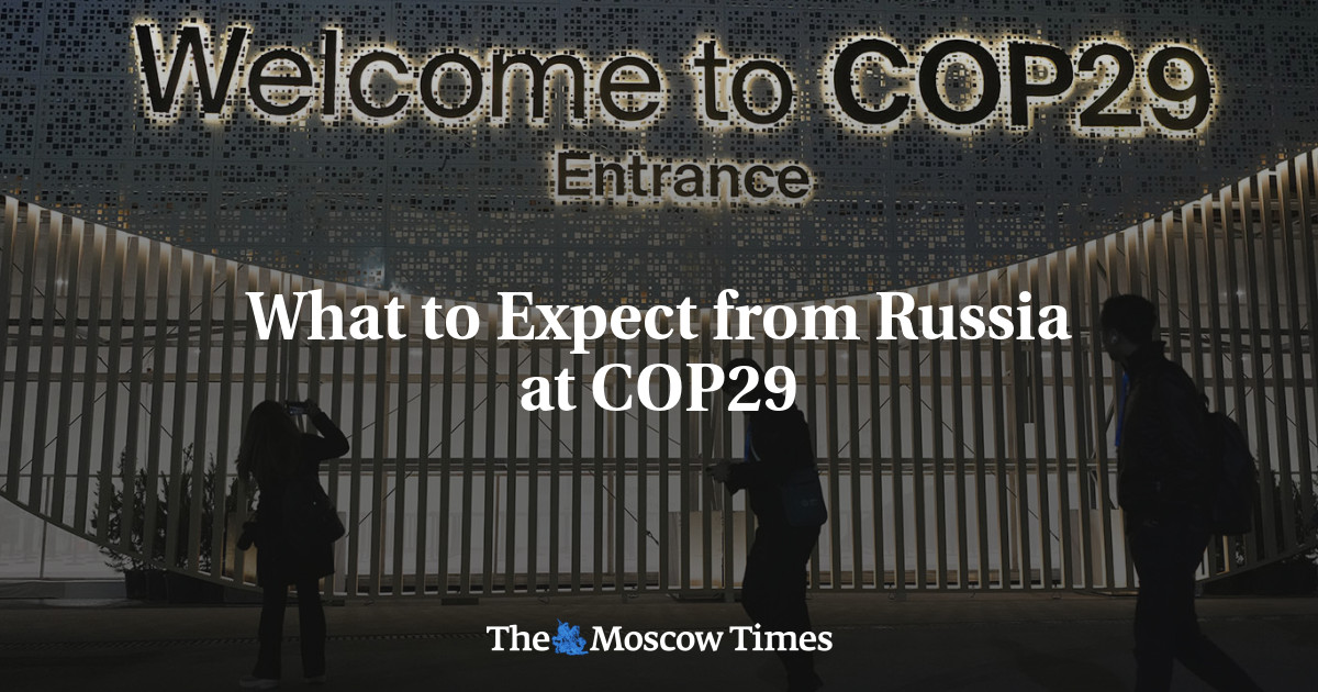 What to Expect from Russia at COP29 – The Moscow Times