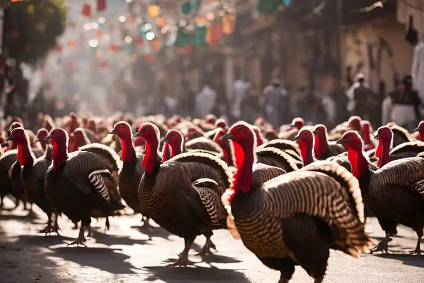 When 300 turkeys wearing boots marched to Guadalajara