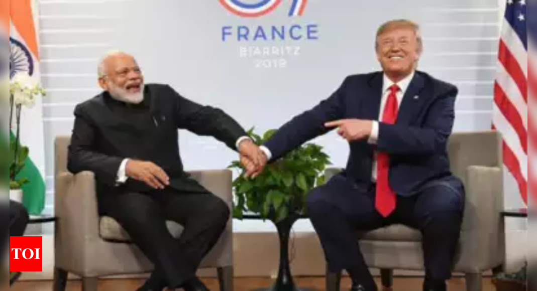 ‘Whole world loves Modi’: Donald Trump in post-victory call from PM | India News – Times of India