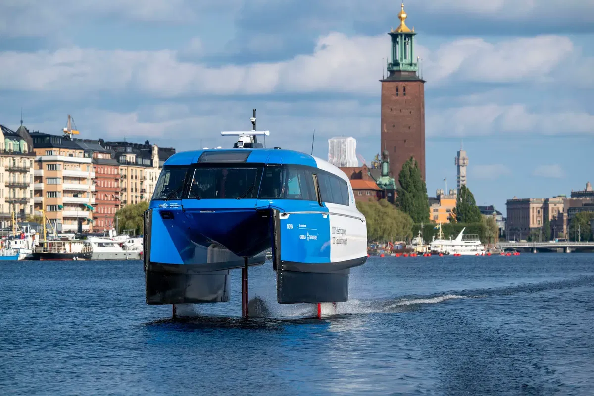 World’s first electric hydrofoil ferry