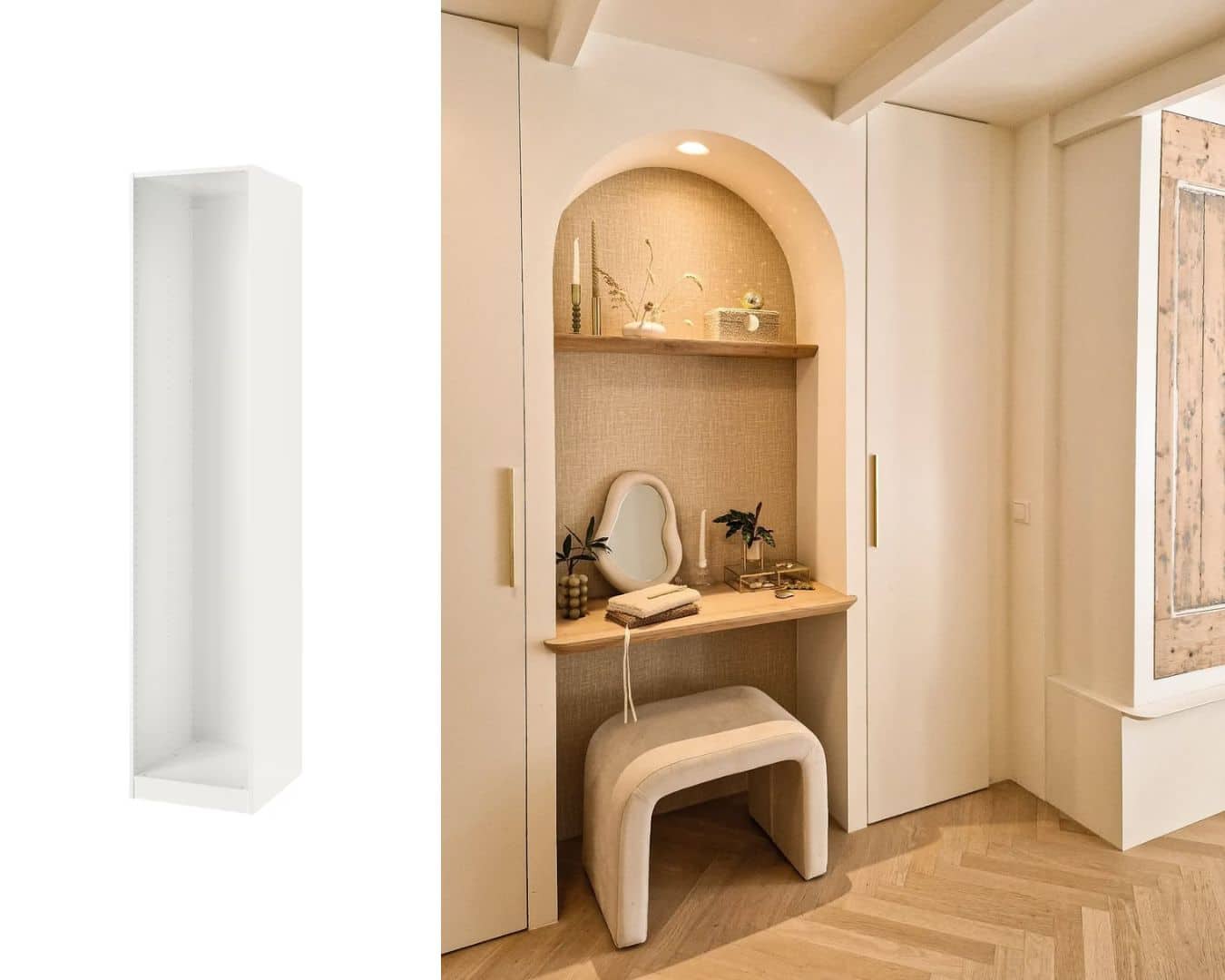 Your Unused Alcove Could Become This Chic Arched Office Nook