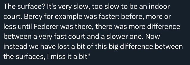 Zverev on the Turin court speed