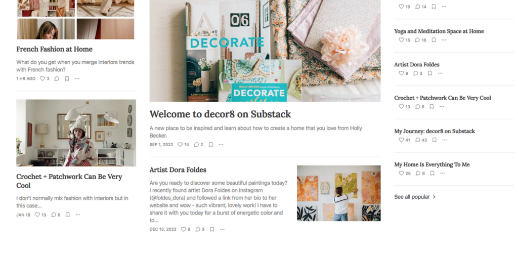 decor8 blog - Also On Substack! — decor8