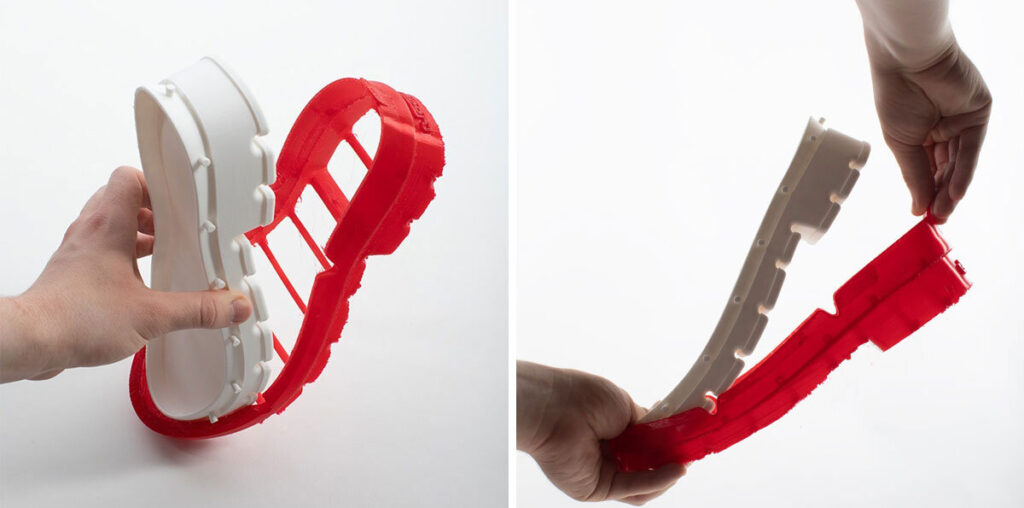 joon shoe's glue-free modular assembly system enhances recyclability