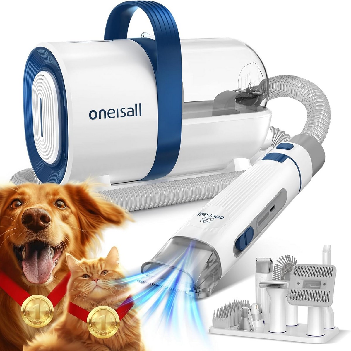 oneisall Dog Hair Vacuum & Dog Grooming Kit makes pet maintenance a breeze – Phandroid