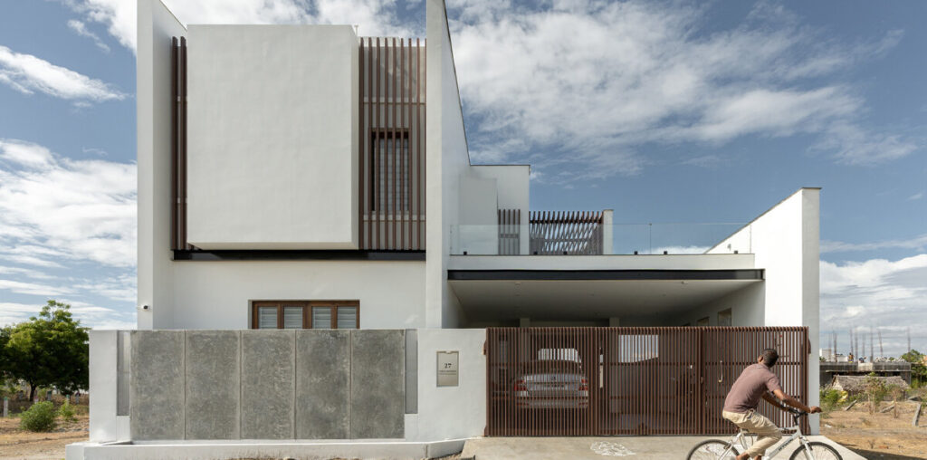 renewable energy and nature weave through the lemonade factory's house in india