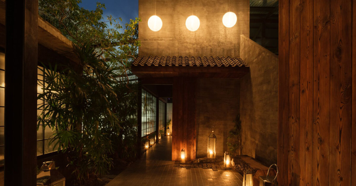 studio nutto transforms 70-year-old house in pattaya into hidden japanese bar