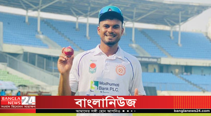 সুমনের হ্যাটট্রিকের দিনে নাঈম শেখের সেঞ্চুরি