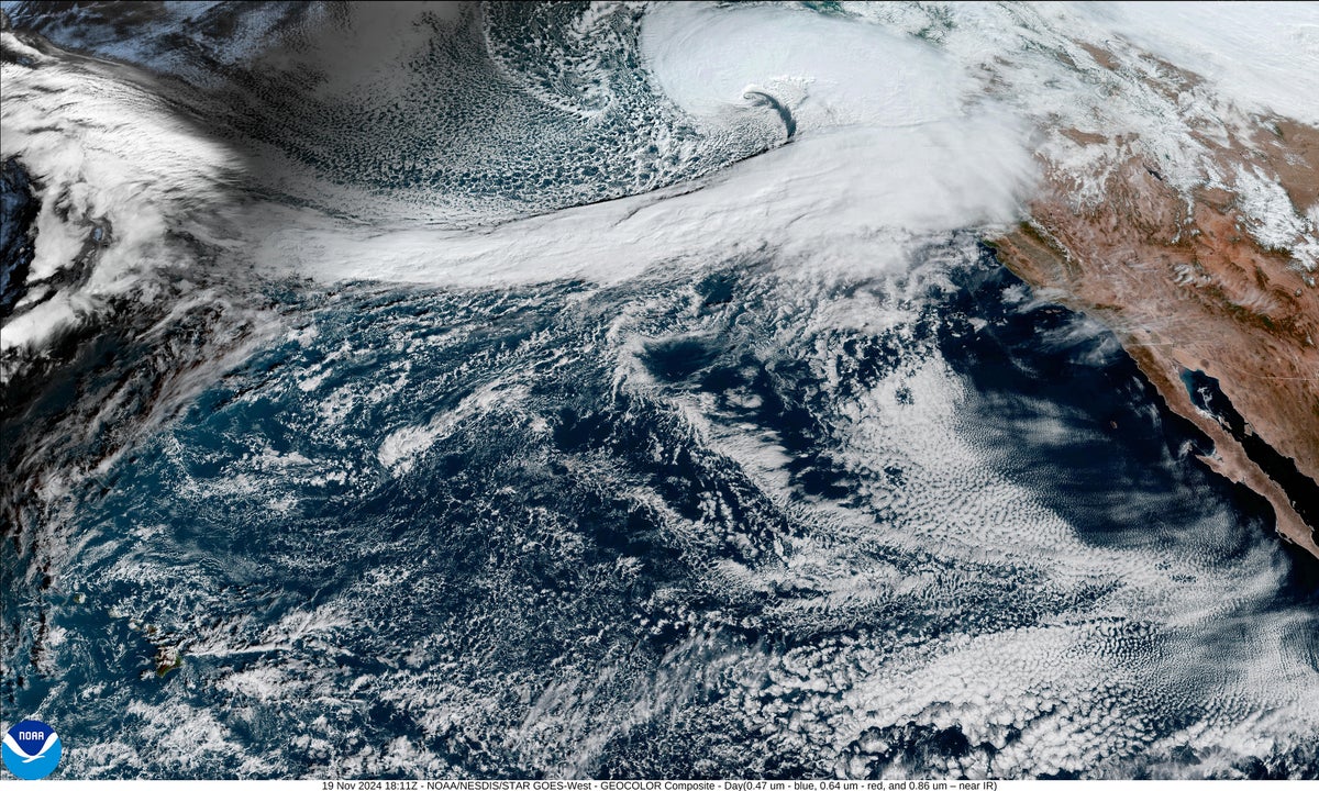 ‘Bomb Cyclone’ and Atmospheric River Will Pummel U.S. West Coast